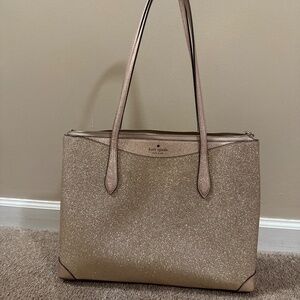 Kate Spade rose gold shoulder purse